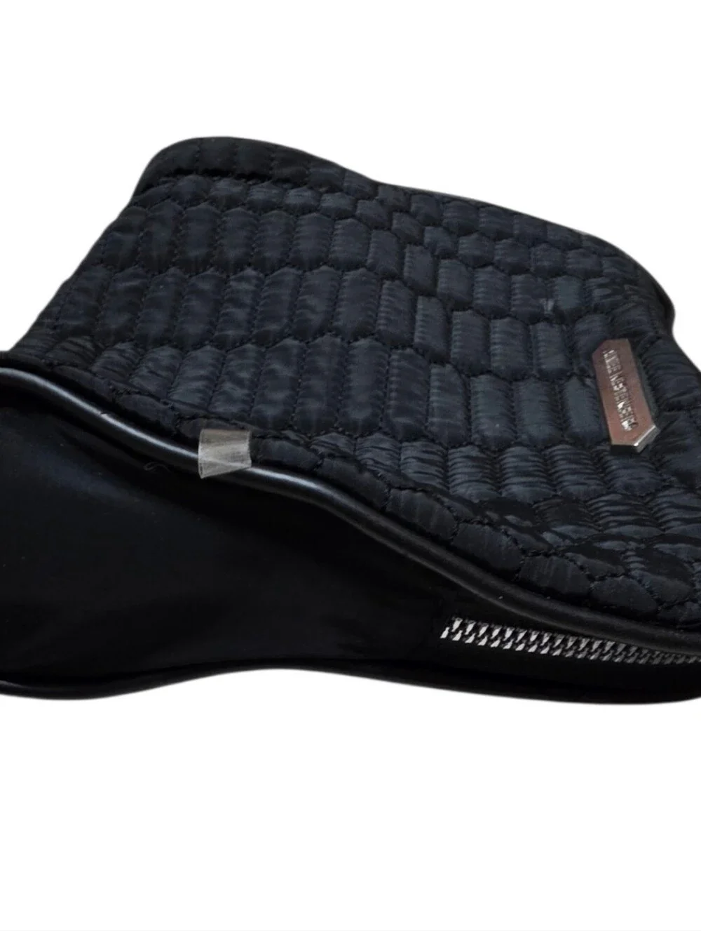 Aimee Kestenberg Black Quilted Make Up Bag
